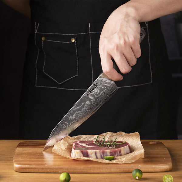 大马士革切付刀演示