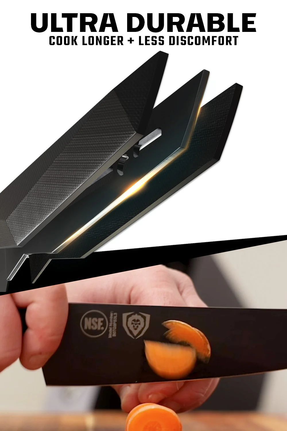 Seria cu cinci cuțite Shadow Black: vă oferă cea mai bună experiență de tăiere