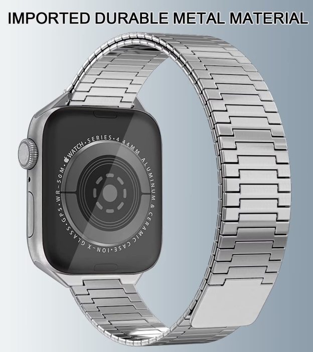 🔥Pásek z bambusu s magnetickou sponou z nerezové oceli pro Apple Watch