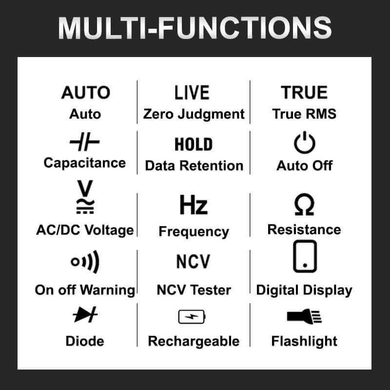 🔥Vysoce přesný multifunkční digitální multimetr (doprava zdarma)🔥