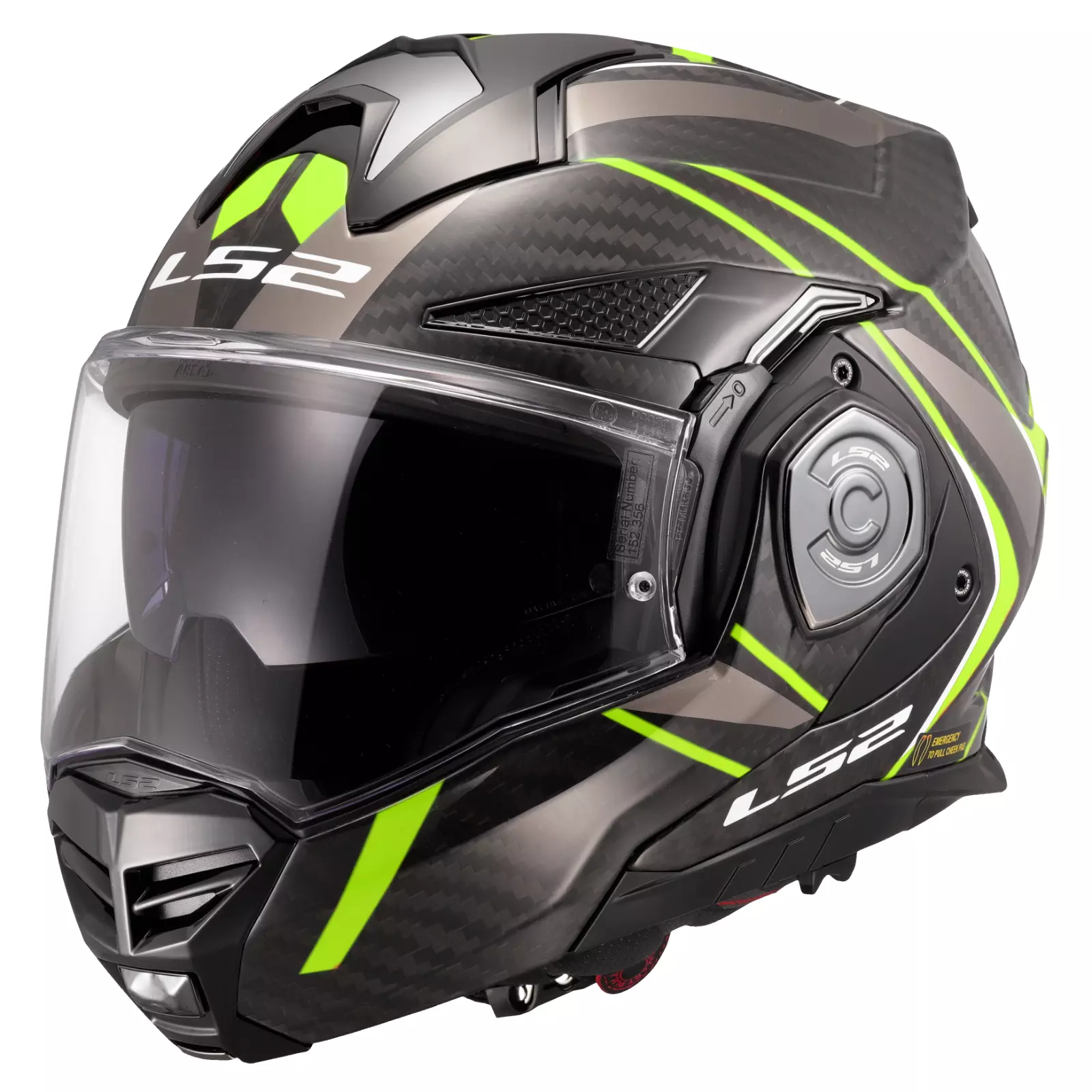 FF901 ADVANT X CARBON Future II 2 Flip up Future H-V Yellow