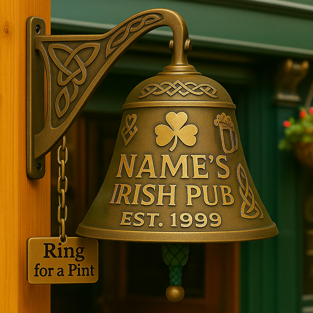Personalized Irish Pub Bell