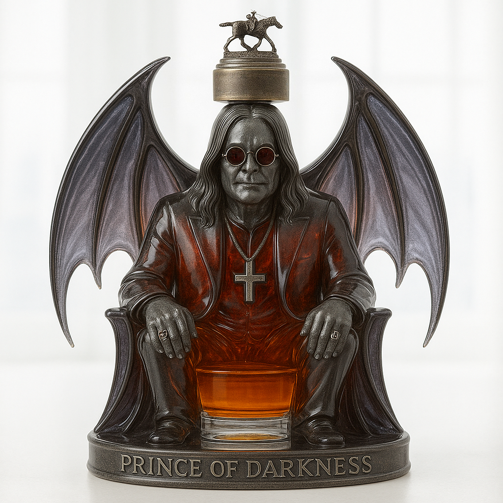 Ozzy Osbourne Whiskey Bottle