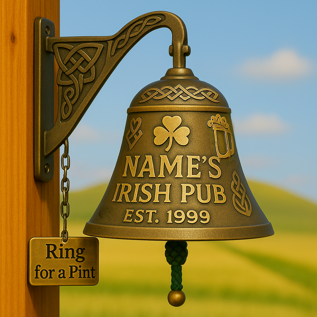 Personalized Irish Pub Bell