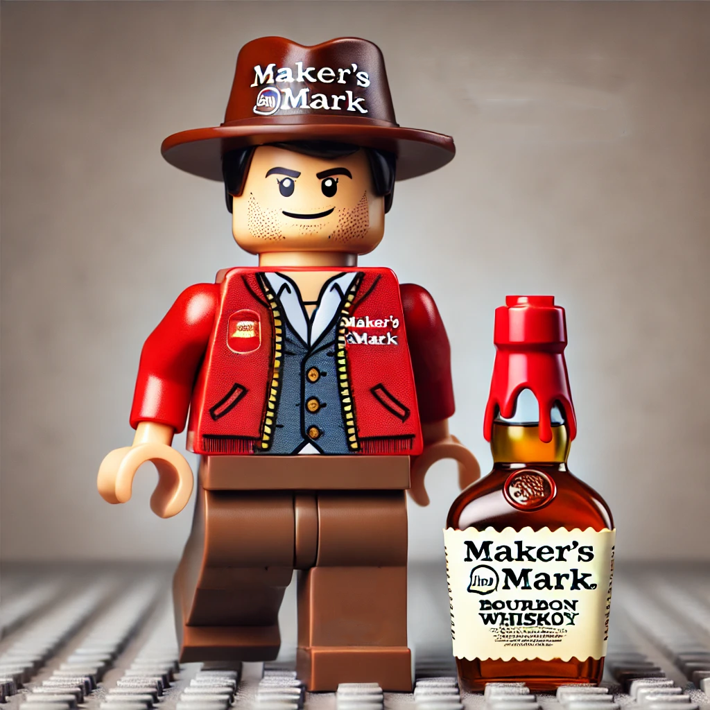 LEGO Whiskey Figurines