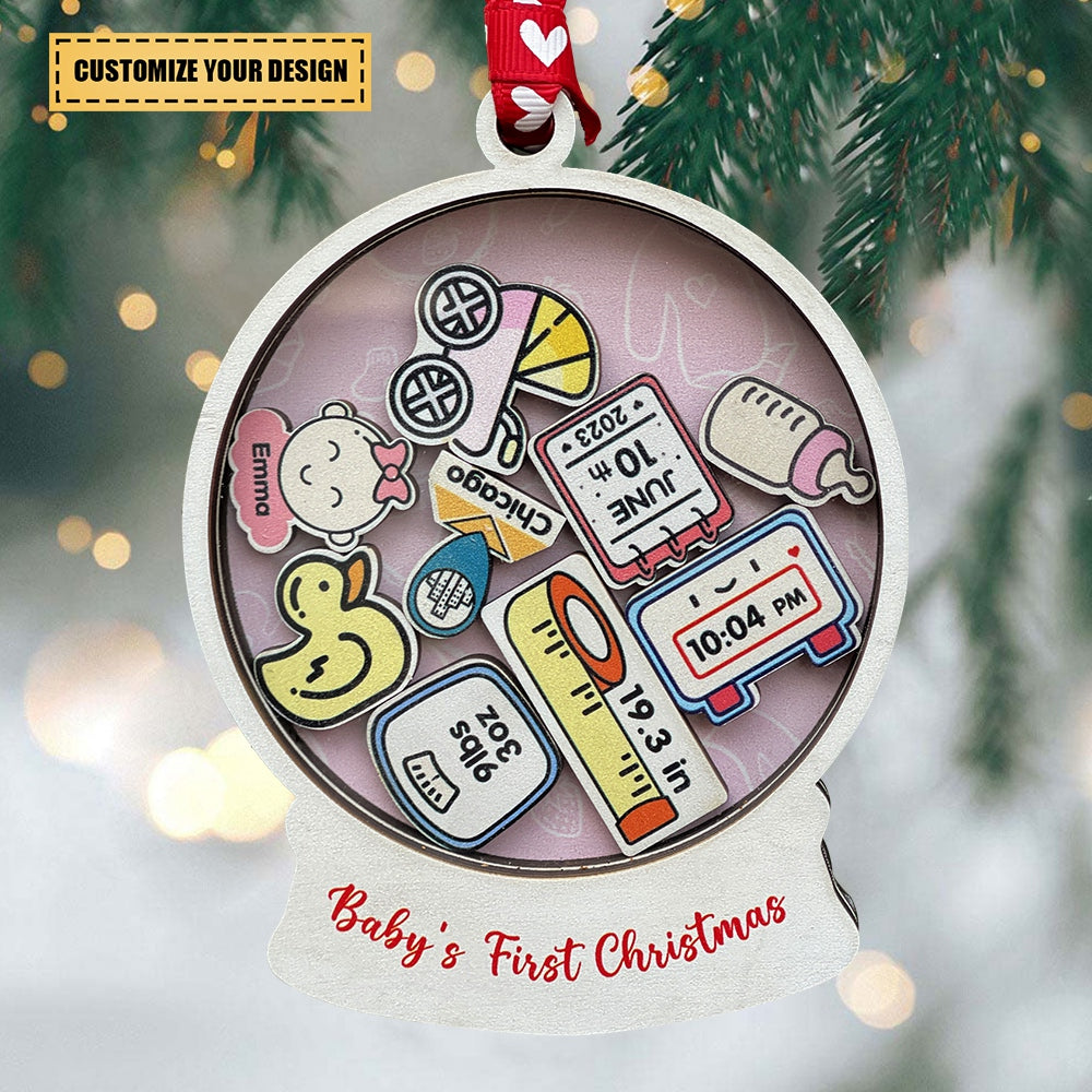 First souvenir for the baby - Christmas Ornament