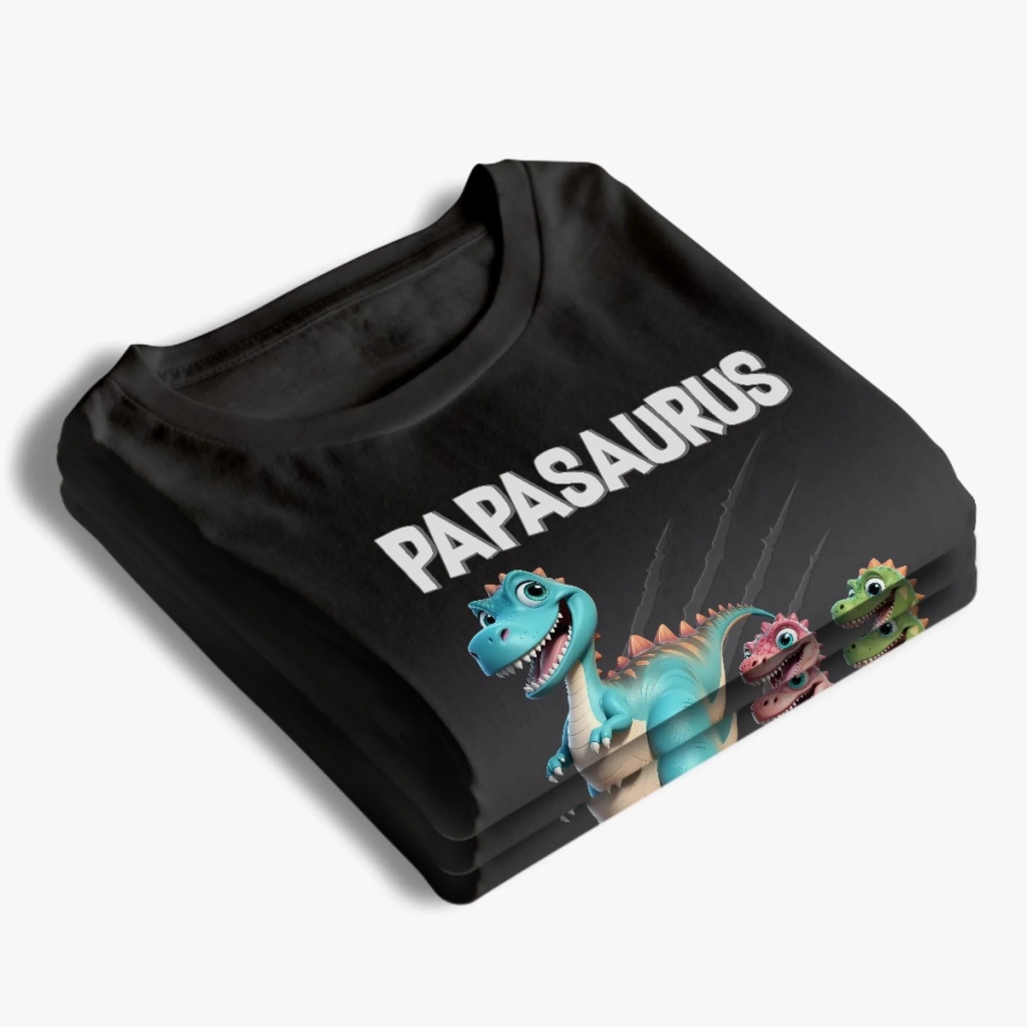 Rawrsome Dad Mode, Activated - Family Personalized Custom Unisex T-shirt, Premium T-shirt, Hoodie - Father's Day, Gift For Dad, Grandpa