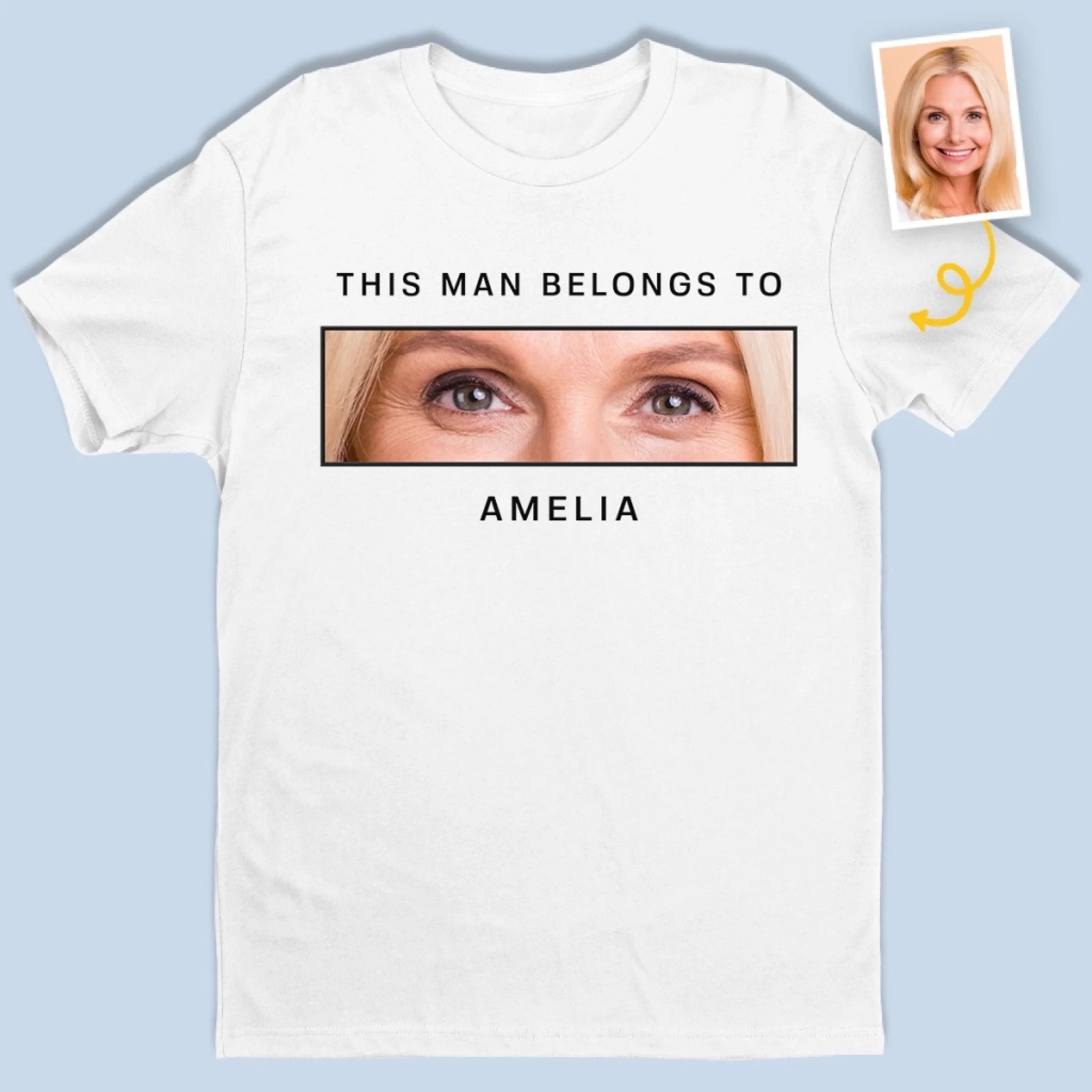  Photo Taken By My Queen - Couple  Custom Unisex T-shirt, Premium T-shirt, Hoodie - Gift For Husband Wife, Anniversary