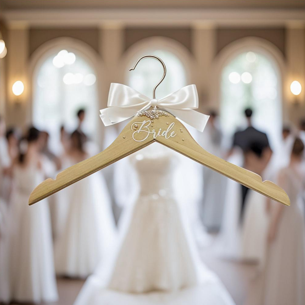 bride imprinted pearl hangers wedding festival bridal wedding props decoration bachelorette party