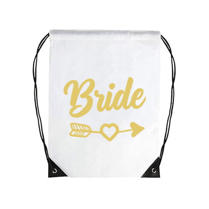 Team Bride Wedding Drawstring Bags Bridal Bridesmaids Party Organizer Wedding Gift Bags