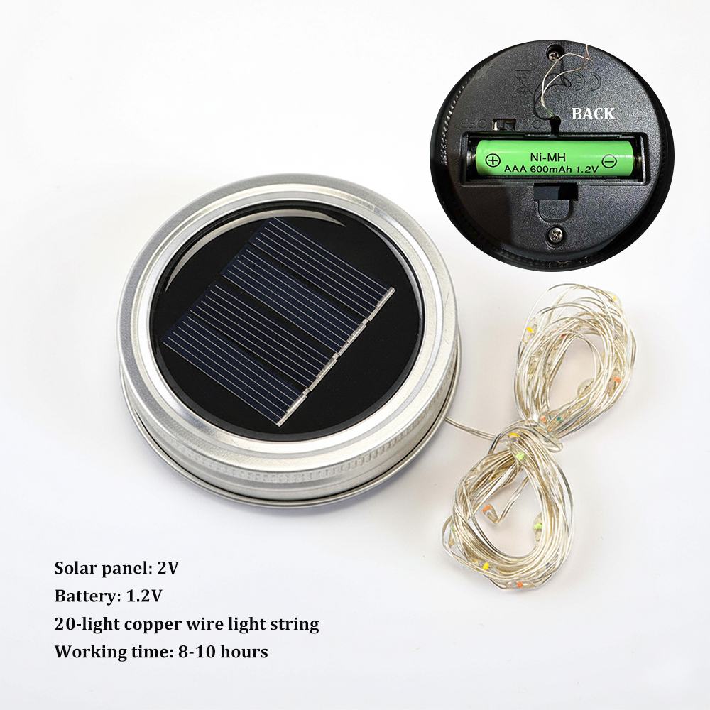 Personalized Couple Pinky Promise Solar Mason Jar Fairy Light