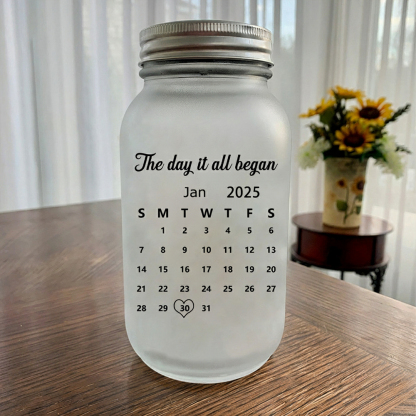 Personalized Couple Pinky Promise Solar Mason Jar Fairy Light