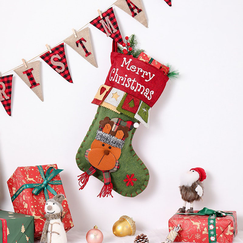 Christmas Stockings Personalized Name Christmas Gift Decoration
