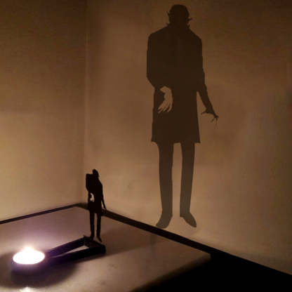 Halloween Metal Candle Holder Decorative Pumpkin Skull Design