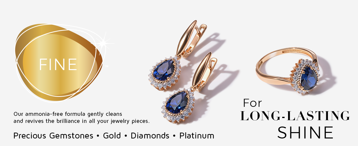 Fine Cleaner for Precious Gemstones, Gold, Diamonds, And Platinum