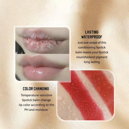 ✨Transferproof Color-Changing Lipstick💄CrystalClear Color Alchemy 💋 Auto-Tints on Contact!