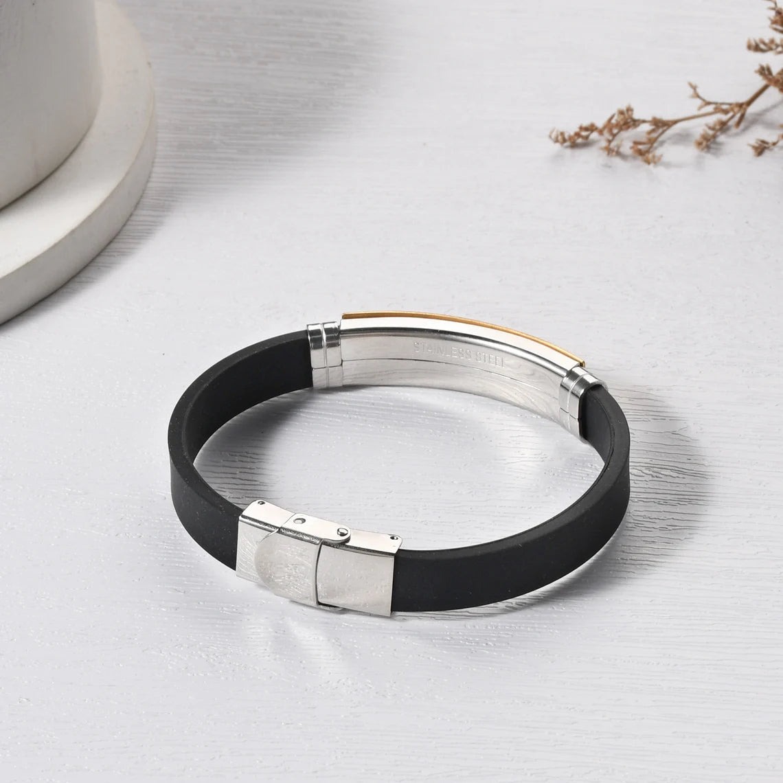 Christmas Gift To My Grandson Cross Leather Bracelet "Pray Through It" Christmas Gifts for Grandson-Engravingift