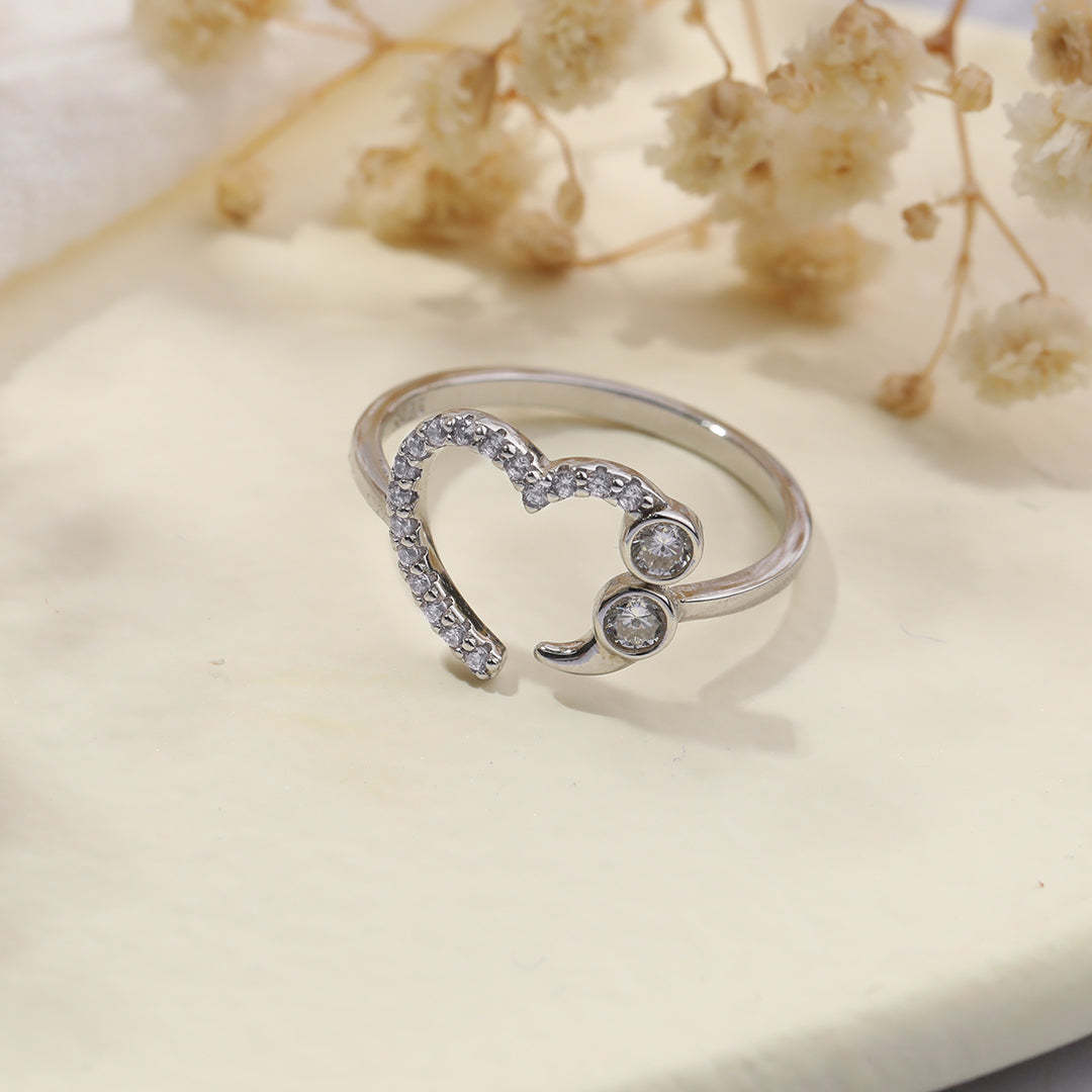 Mother's Day Gift Never Give Up No Matter What Semicolon Ring-Engravingift