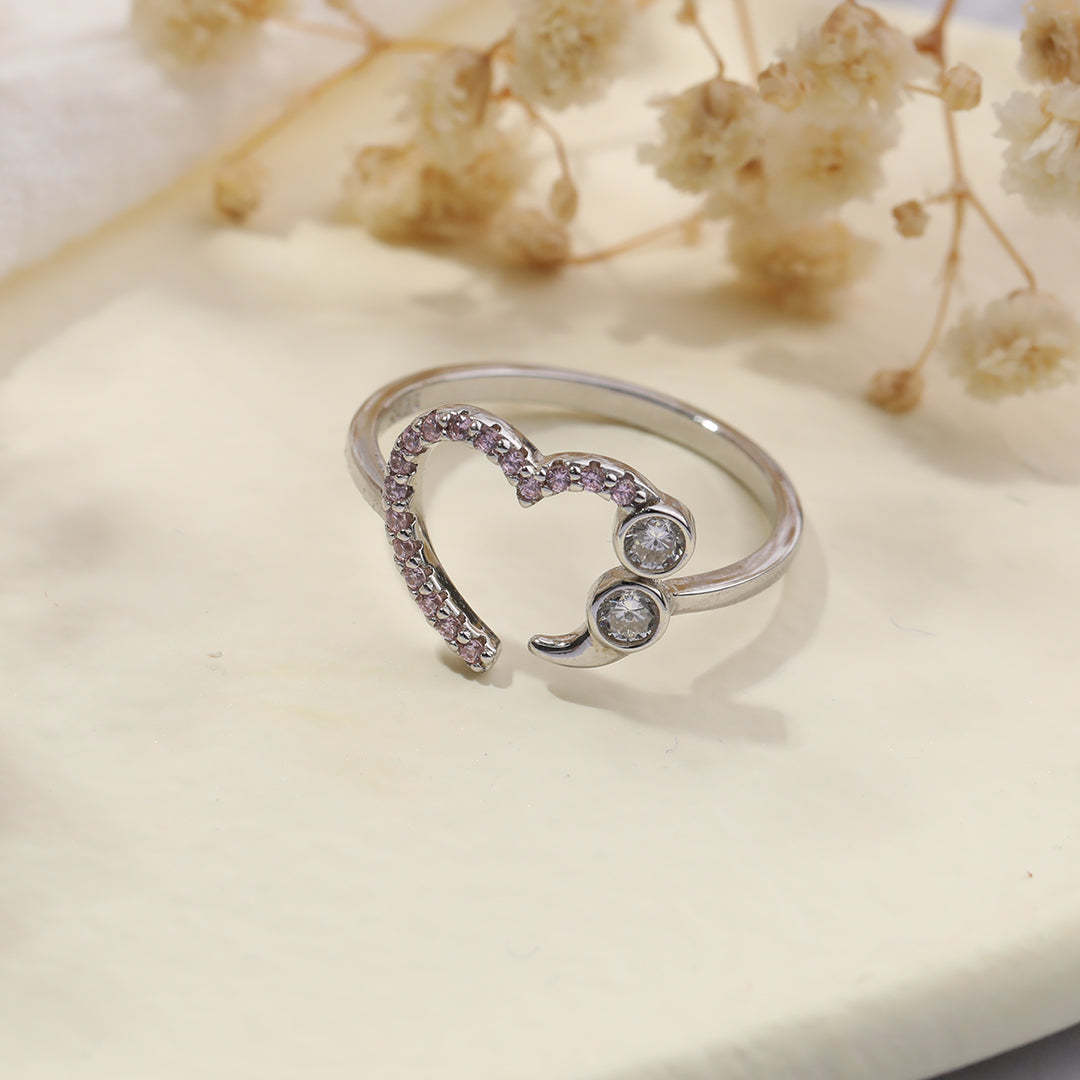 Mother's Day Gift Never Give Up No Matter What Semicolon Ring-Engravingift