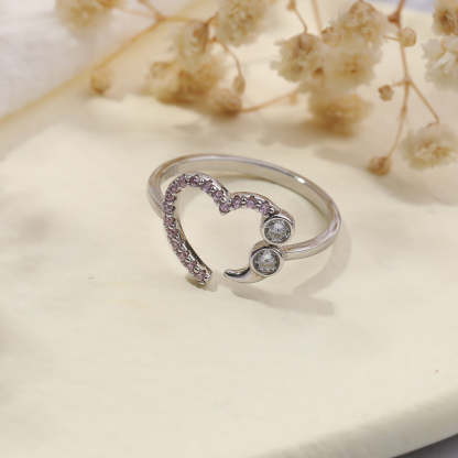 Mother's Day Gift Never Give Up No Matter What Semicolon Ring-Engravingift