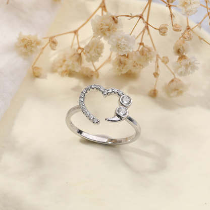 Mother's Day Gift Never Give Up No Matter What Semicolon Ring-Engravingift