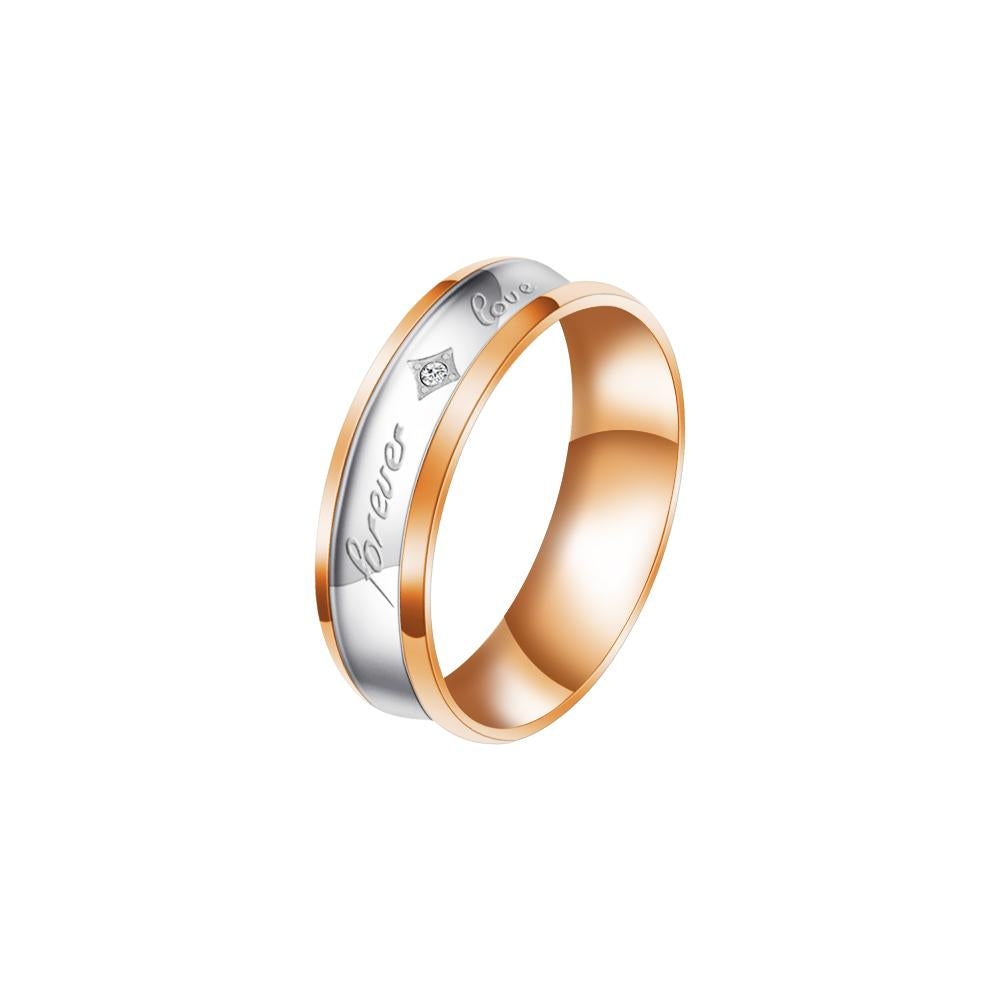 Mother'sDay Gift Mother'sDay gift Melody Forever Love Couple Diamond Ring-Engravingift