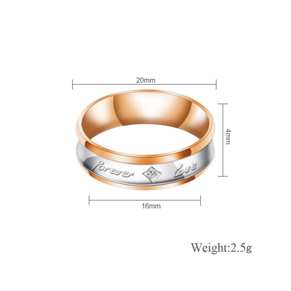Mother'sDay Gift Mother'sDay gift Melody Forever Love Couple Diamond Ring-Engravingift