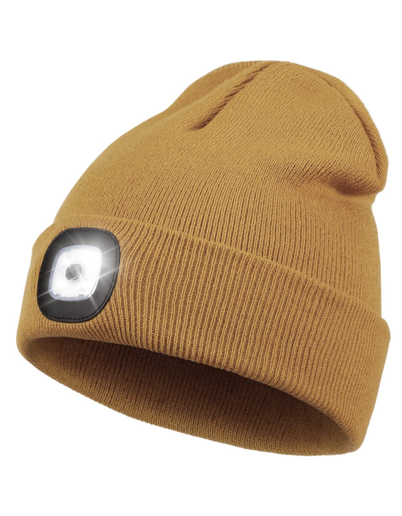 Rechargeable Winter LED Beanie Light - tree - Codlins