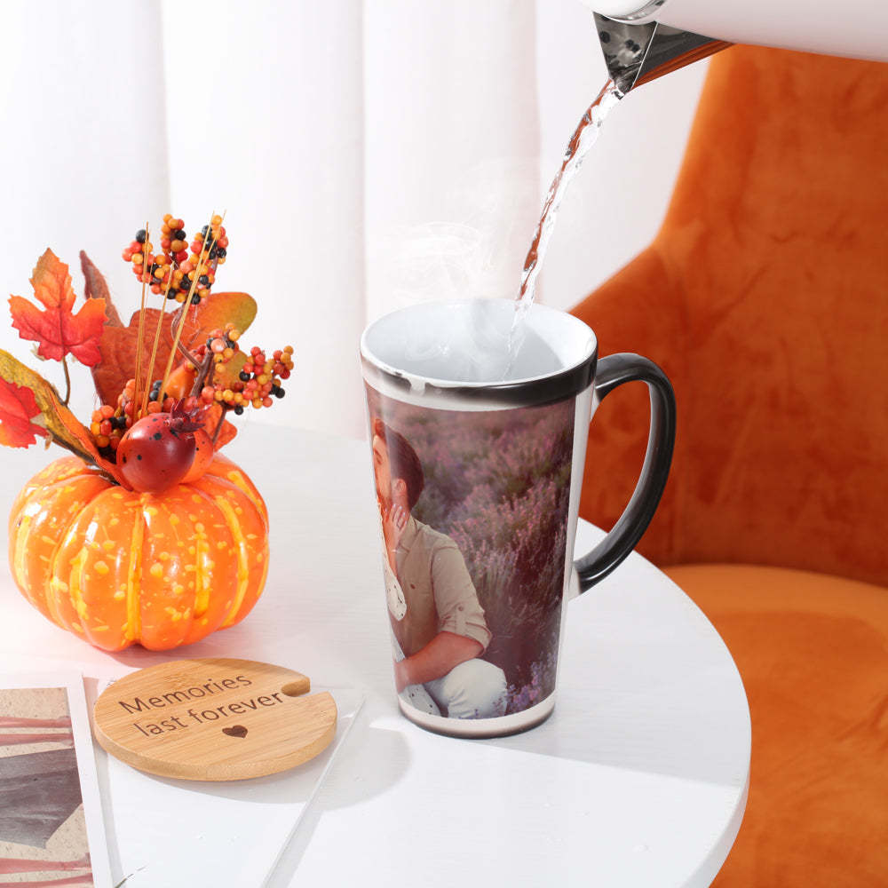 Christmas Gift Custom Photo Magic Mug Personalized Color Changing Cup