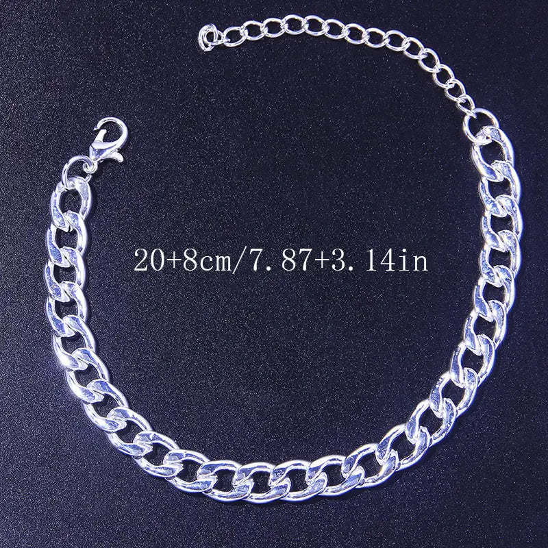 Fashion Chain Anklet Chain Anklet For Wome Chain Bracelet Adjustable Length Foot Jewelry-Engravingift