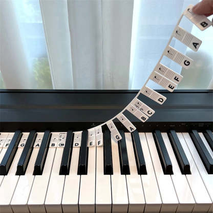 Removable Piano Keyboard Note Labels For Piano Beginners