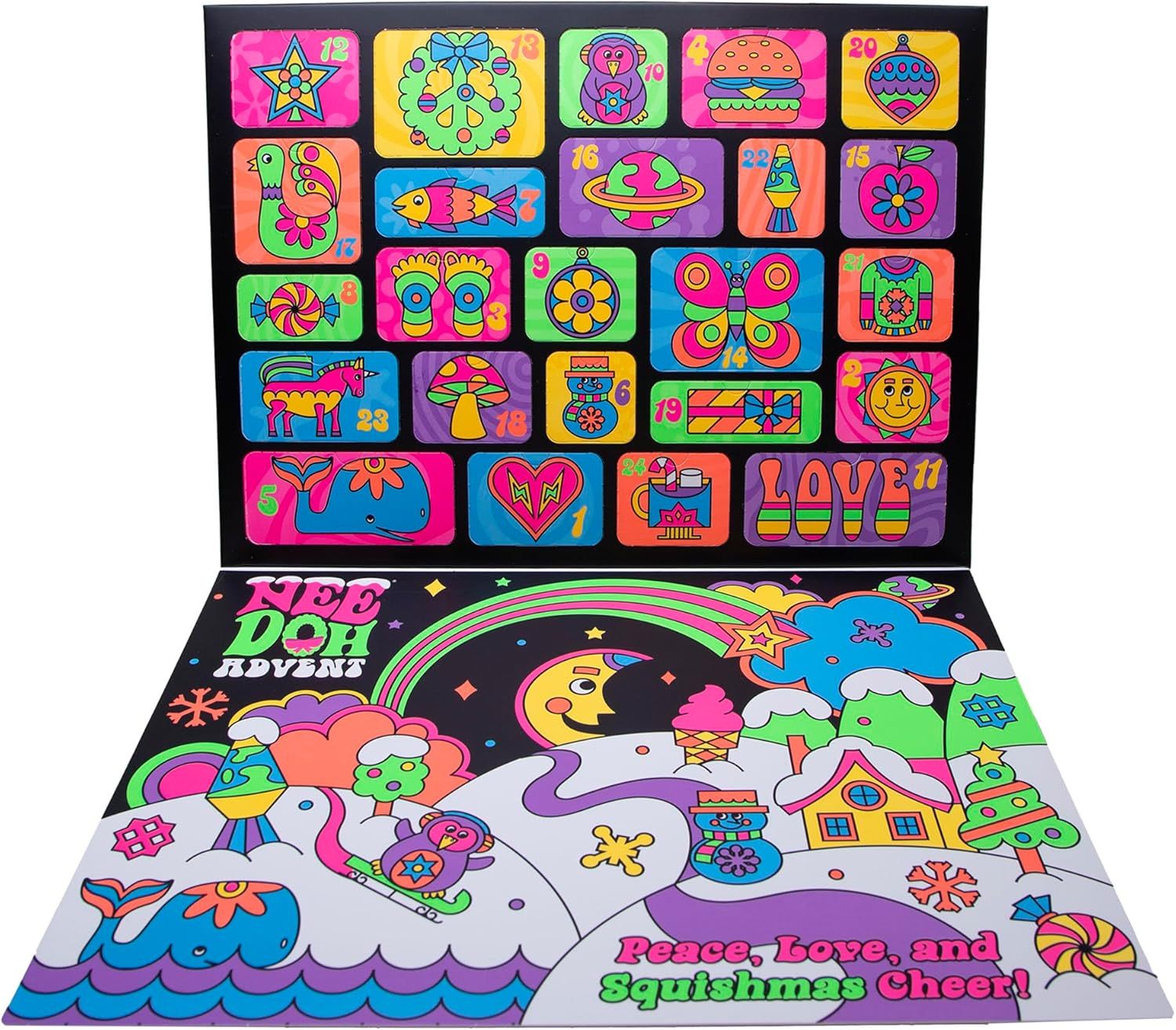 Christmas Gift Schylling NeeDoh Squishmas Advent Calendar