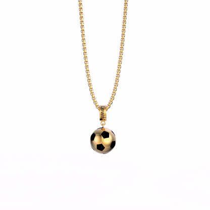 Mother's Day Gift World Cup Necklace Personalised Fashion Soccer Necklace For Celebrate-Engravingift