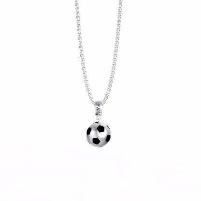 Mother's Day Gift World Cup Necklace Personalised Fashion Soccer Necklace For Celebrate-Engravingift