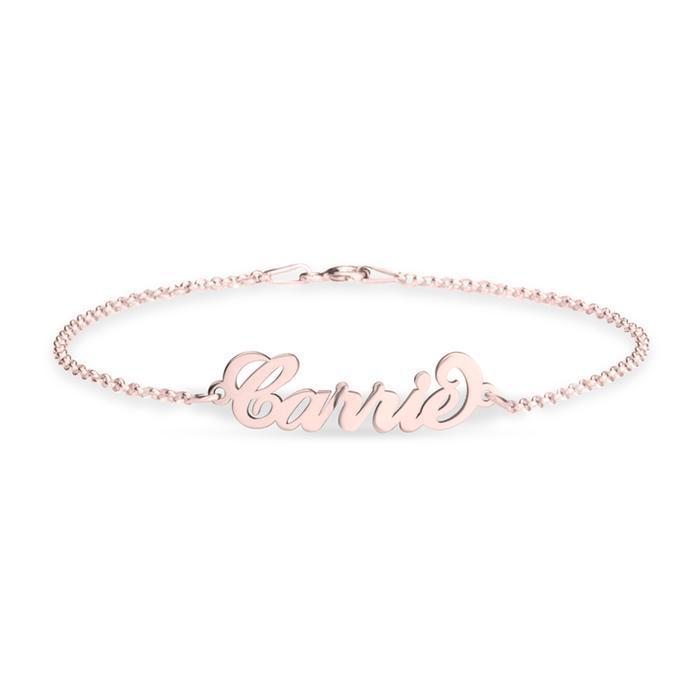 Mother's Day Gift Classic Name Anklet Personalized Name Anklets-Engravingift