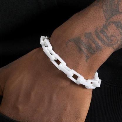 Square Ceramic Bracelet & Necklace