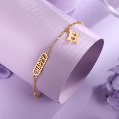 Mother's Day Personalized Name Anklet Custom Ankle Bracelet Gifts For Her-Engravingift
