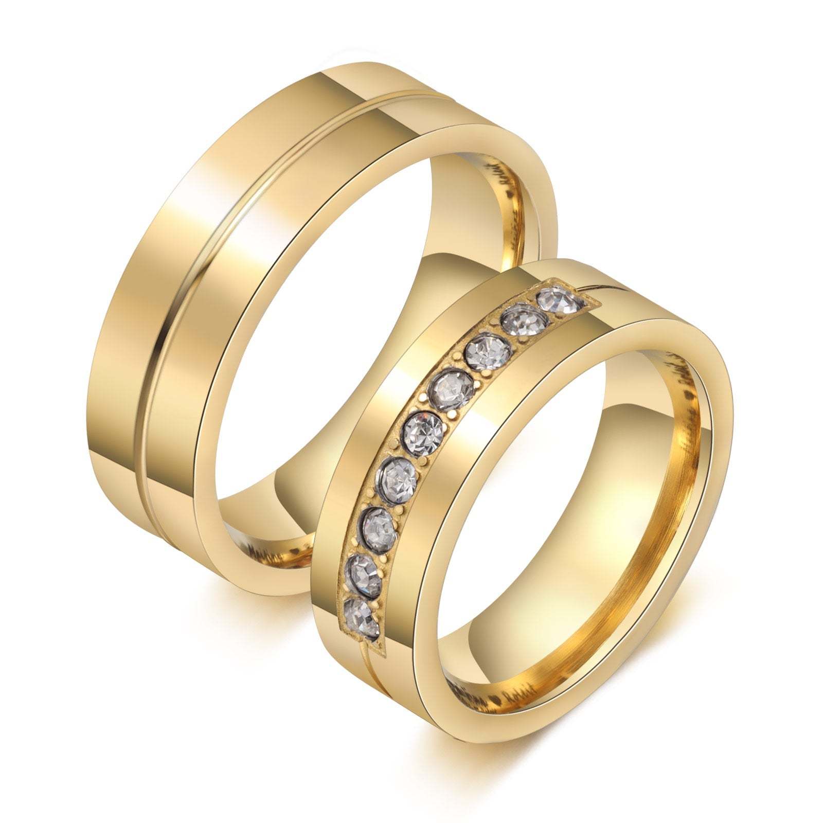 Mother's Day Gift  Couple Ring Personalized Love Matching Rings Gift for Couple Friends BBF-Engravingift