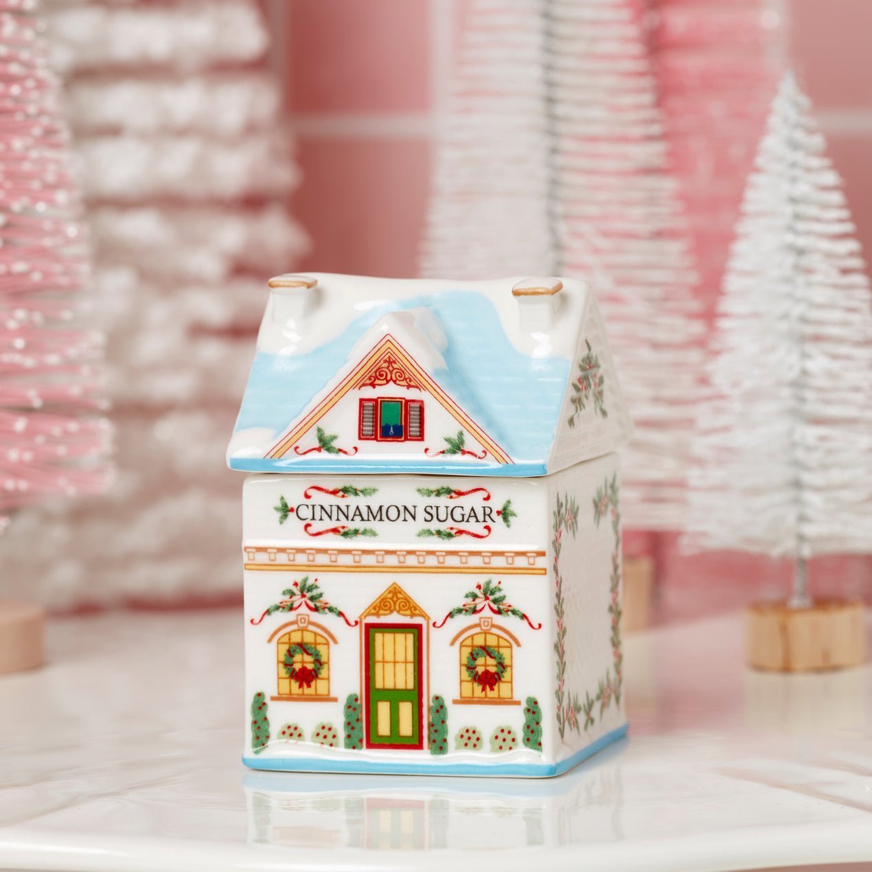 Christmas Gift Holiday Village Spice House Set — A Mini Christmas Wonderland for Your Kitchen!