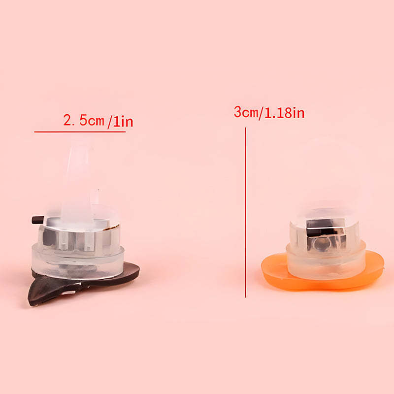 Halloween LED Glow Rings and Brooches Light-Up Costume Accessories