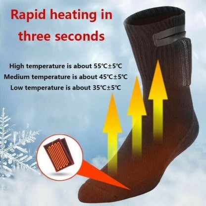Rechargeable Electric Heated Socks Warm Winter-One Size Fits All