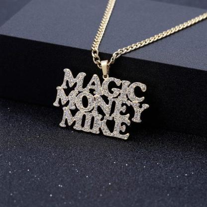 Mother's Day Gift Sparkling Multi Name Necklace-Engravingift