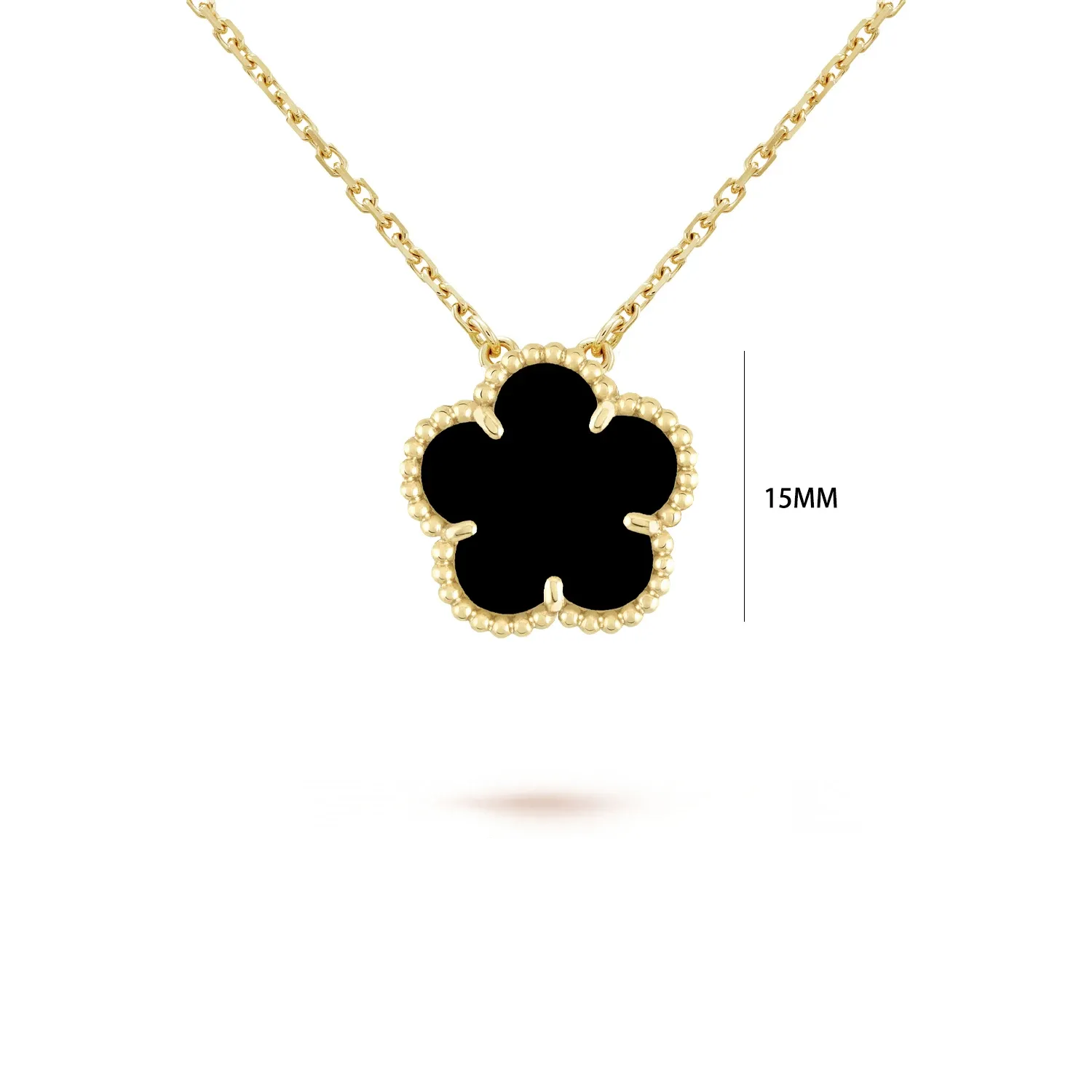 Four Leaf Clover Jewelry Set for Women, Natural Stone Pendant Necklace and Bracelet, Lucky Charm Gift