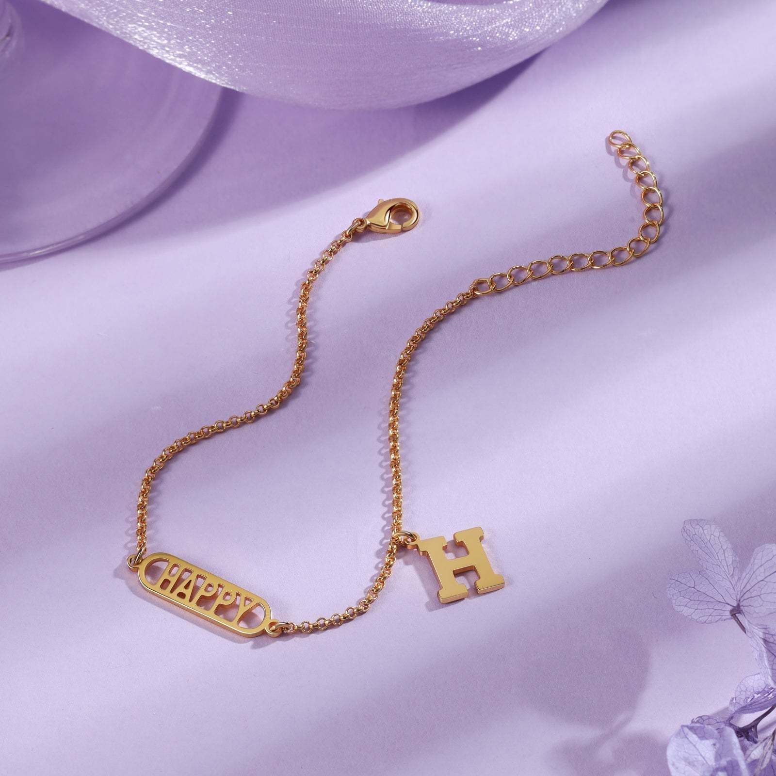 Mother's Day Personalized Name Anklet Custom Ankle Bracelet Gifts For Her-Engravingift