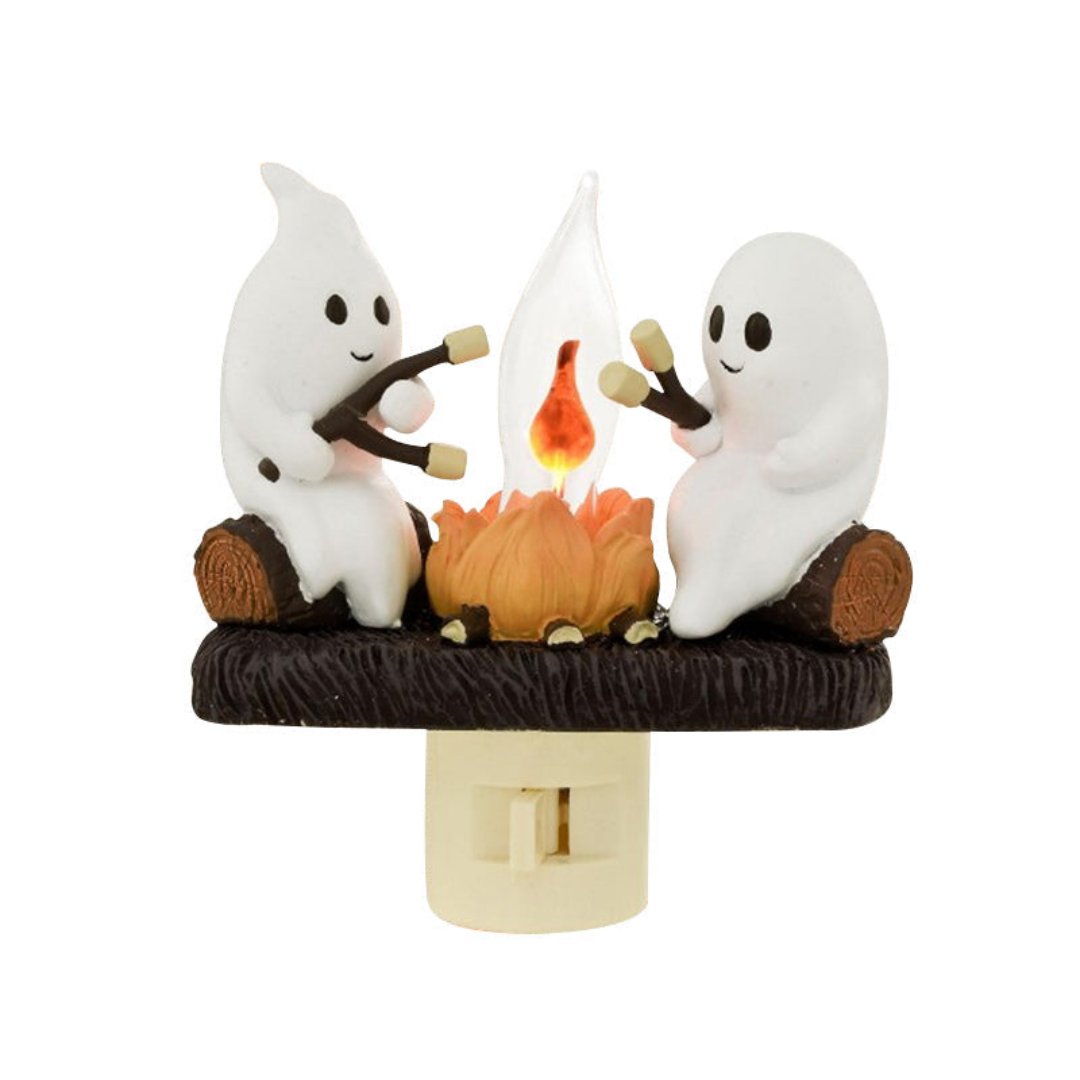 Halloween LED Flame Lamp with Realistic Flickering Campfire Effect