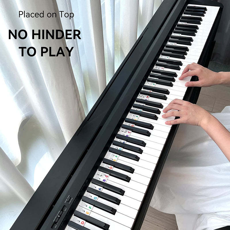 Removable Piano Keyboard Note Labels For Piano Beginners