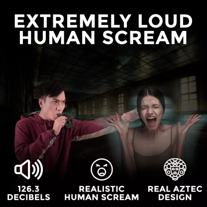Loud Aztec Ghost Whistle — Bone-Chilling Halloween Scream Sound
