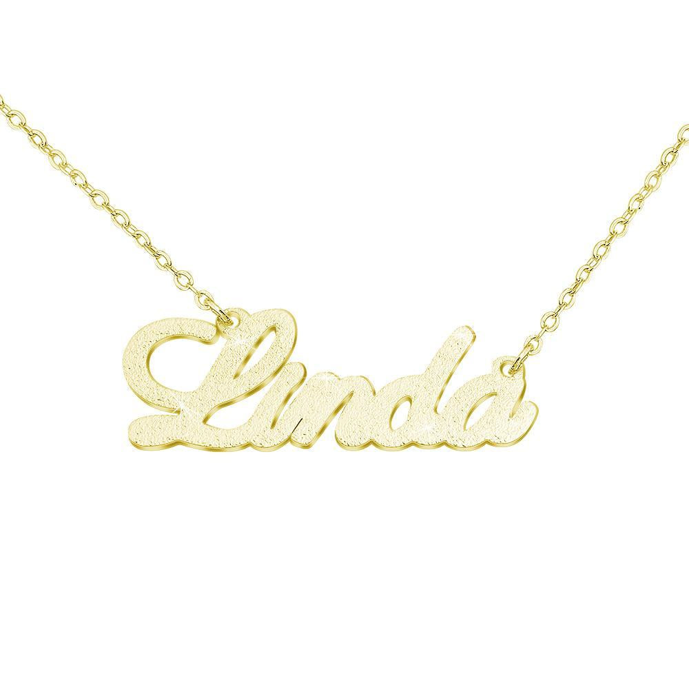 Christmas Gift Sparkling Diamond Personalized Name Necklace