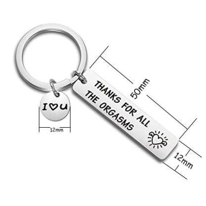 Mother's Day Day Gift Funny keychain for couples - Perfect Gift-Engravingift