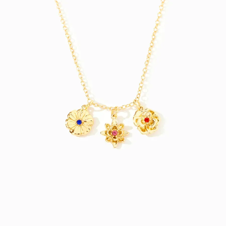 1-8 Three-Dimensional Birth Flowers Bracelet, Gift For Mom/Grandma/Wife